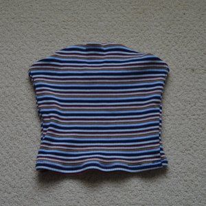 Garage Striped Tube Top